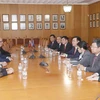 越南国会主席王廷惠会见保加利索非亚国家经济和世界经济大学校长