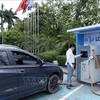 老挝鼓励人们使用电动车