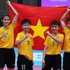 越南藤球队在一场惊心动魄的比赛后摘下金牌 越南体育代表团完成二金目标 在奖牌榜上跃升三位