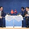 越南国家主席武文赏会见老挝国家主席通伦·西苏里
