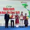 表彰为越南美食作出巨大贡献的烹饪大师