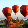 缅甸的热气球节即将举行