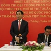 越南国防部部长潘文江大将造访越南驻印尼大使馆