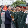 越南国家主席武文赏在第五军区调研