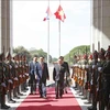 老挝媒体密集报道越南国会主席王廷惠老挝之行