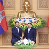 柬埔寨王国首相圆满结束对越南进行的正式访问