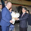 保加利亚国民议会议长罗森·季米特洛夫·耶利亚兹科夫抵达河内开始对越南进行正式访问