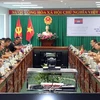 柬埔寨国防部发展局代表团莅临永隆省拜年