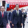 印尼总统佐科·维多多抵达河内 开始对越南进行国事访问