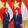 越南国会主席王廷惠会见印度尼西亚总统佐科·维多多