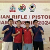 越南在2024年亚洲射击锦标赛夺得团体银牌