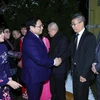 越南政府总理范明政会见旅居匈牙利越南人代表