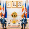 越南公安部长苏林大将一行对柬埔寨进行正式访问