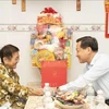 越南政府副总理黎明慨春节前夕在安江省开展走访慰问活动