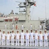 越南海军20号舰抵达印度参加2024年米兰多边海军演习