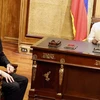 美国国务卿会见菲律宾总统