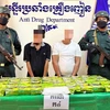 柬埔寨在金边缴获毒品近186公斤
