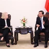 越南政府副总理会见格拉斯哥净零排放金融联盟领导