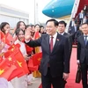 国会主席王廷惠抵达北京 开始访华之行