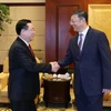 越南国会主席王廷惠会见中共上海市委书记陈吉宁