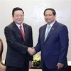 越南政府总理范明政会见东盟秘书长高金洪
