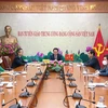越共中央宣教部部长阮仲义与中共中央宣传部部长黄坤明举行视频会谈