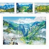 越南发行介绍三处全球地质公园的邮票