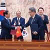 将越韩关系提升为全面战略伙伴关系
