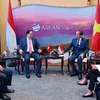 越南政府总理范明政同印尼总统佐科·维多多举行会晤
