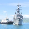 日本海上自卫队两艘驱逐舰对越南进行礼节性访问