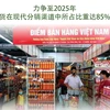 图表新闻：越南力争至2025年国货在现代分销渠道中所占比重达85%以上