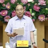 阮春福总理主持召开有关信贷体系结构重组的会议