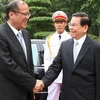 越南国家主席阮明哲接见菲律宾总统贝尼尼奥·阿基诺三世