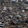 日本震后的灾区