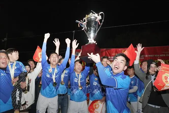 The National Football Championship for the Vietnamese in Japan ends