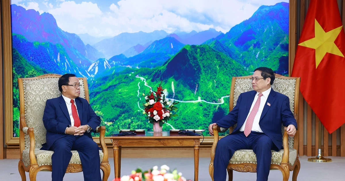 PM hosts President of Lao State Inspection Authority | Vietnam+ ...