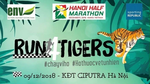 “Run for Tigers” 2018 draws over 750 runners | Vietnam+ (VietnamPlus)