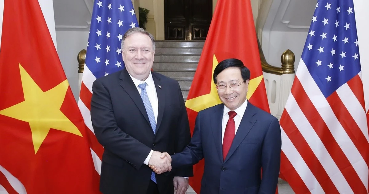 Deputy PM Minh holds talks with US Secretary of State | Vietnam+ ...