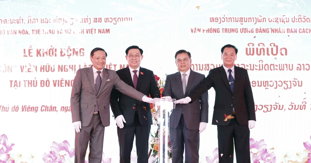 Na Chairman Attends Groundbreaking Ceremony Of Laos-vietnam Park 