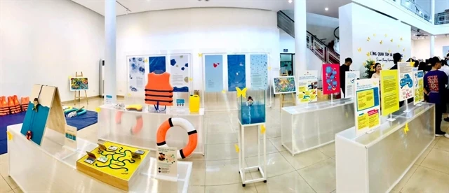 First-ever art exhibition on preventing child drowning opens in Hanoi ...