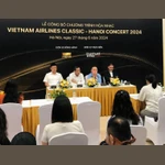 Cérémonie d'annonce du programme, à Hanoi, le 27 juin. Photo: VNA