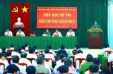 PM Pham Minh Chinh speaks at the meeting with voters in O Mon district, Can Tho city, on May 12. (Photo: VNA)