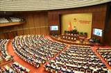 An overview of the 7th sitting of the 15th National Assembly on May 20. Photo; VNA