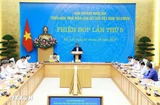 PM Pham Minh Chinh chairs the meeting (Photo: VNA)