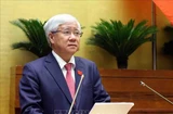 越南祖国阵线中央委员会主席杜文战。图自越通社
