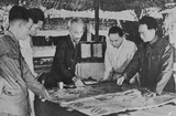 At the end of 1953, President Ho Chi Minh, General Vo Nguyen Giap and other Party leaders decide to open the Dien Bien Phu campaign. (File Photo: VNA)