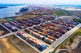 Gemalink international port in Ba Ria - Vung Tau province is the largest and most modern seaport of Vietnam (Photo: VNA)