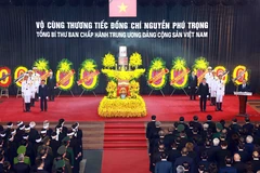 Memorial service for General Secretary Nguyen Phu Trong