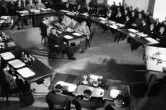 Le 8 mai 1954, au lendemain de la victoire de Dien Bien Phu, s’est ouverte la conférence de Genève sur la cessation des hostilités et le rétablissement de la paix en Indochine. Photo: VNA
