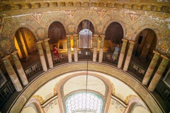 Architecture française typique à l'intérieur de l'Université de Hanoï. Photo: VNA